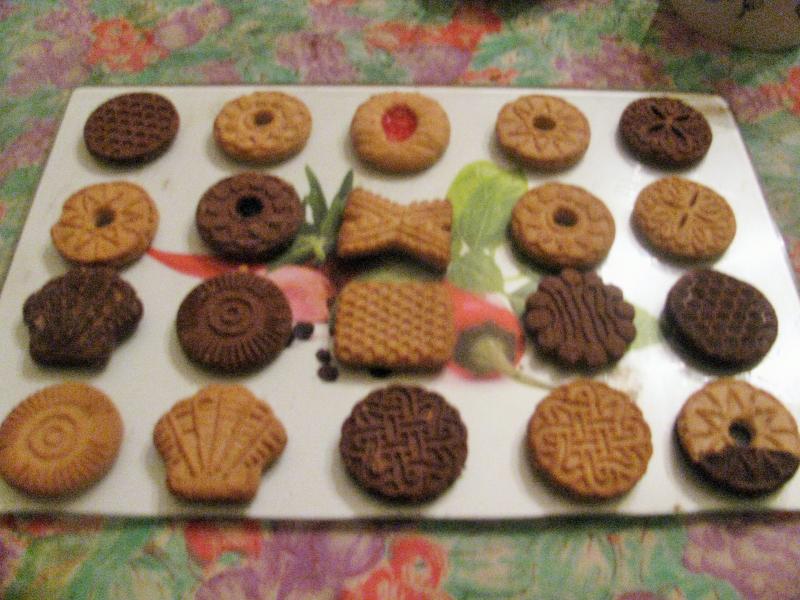 Biscuit sec pour petit déjeuner, au chocolat .