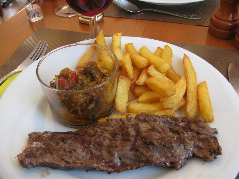 Boeuf, bavette d'aloyau, grillée/poêlée.