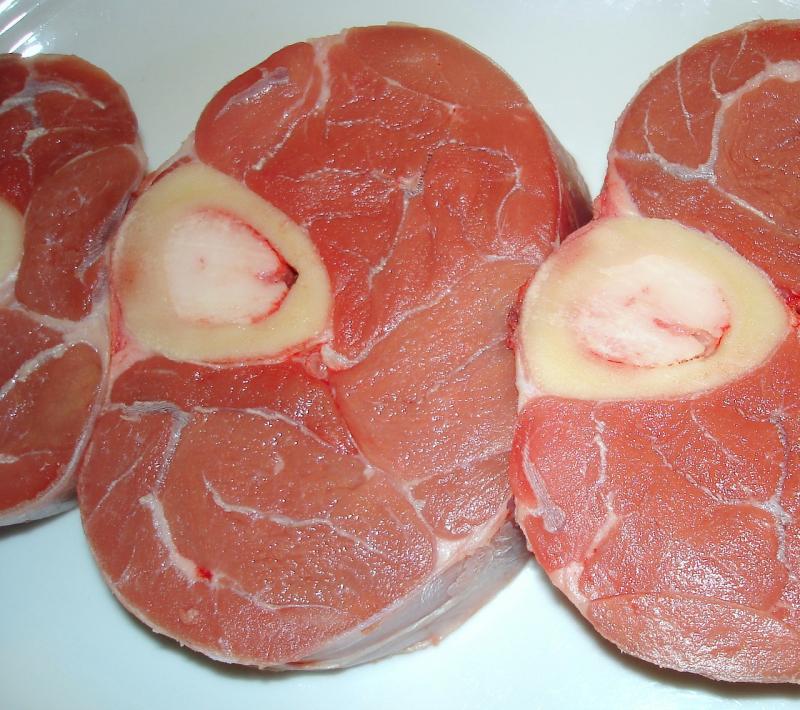 Boeuf, jarret, cru.