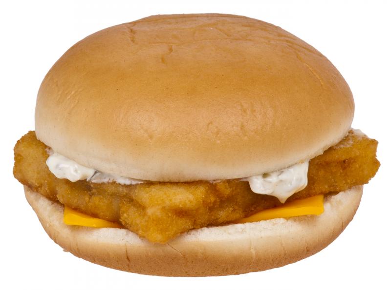 Burger au poisson.