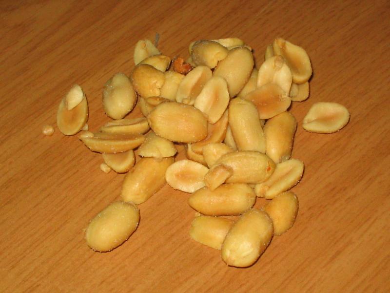 Photo de cacahuètes, grillées.