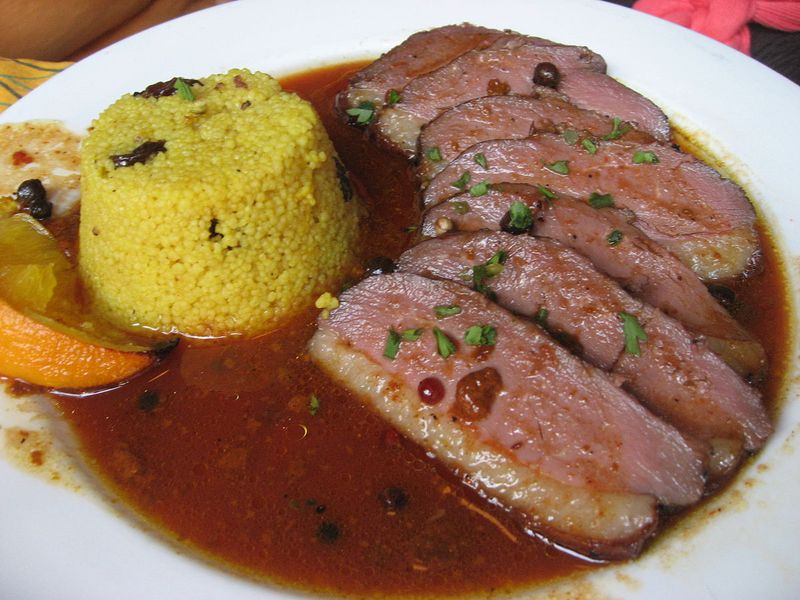 photo de magret de canard, cuit à la poêle