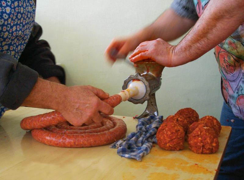 Chair à saucisse, pur porc, crue.