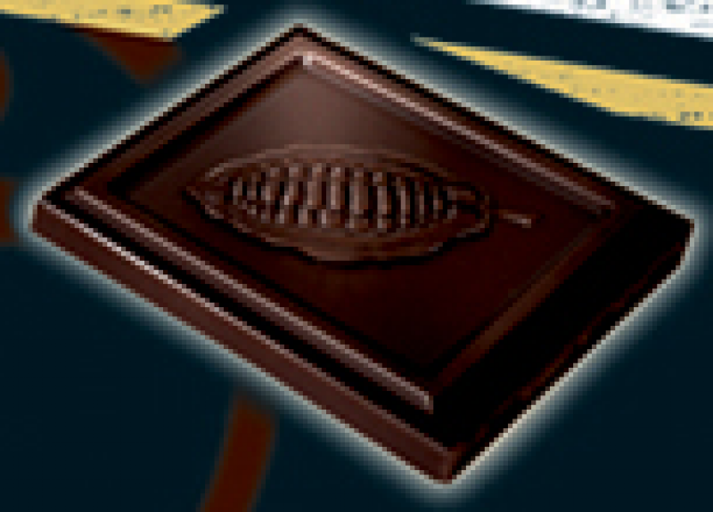 Photo de chocolat noir à 40% de cacao minimum, à pâtisser, tablette.