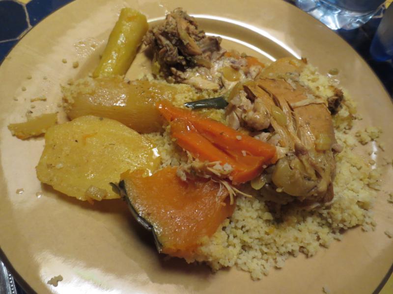 Couscous à la viande ou au poulet, allégé.