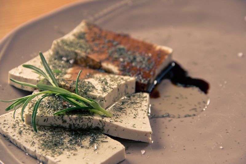 Icône d'escalope végétale ou Steak à base de soja
