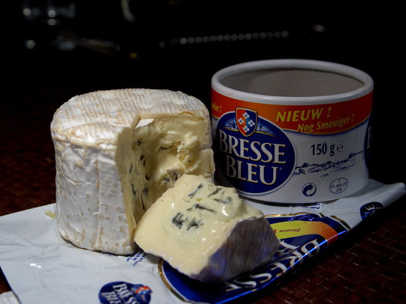 Photo de fromage bleu de Bresse