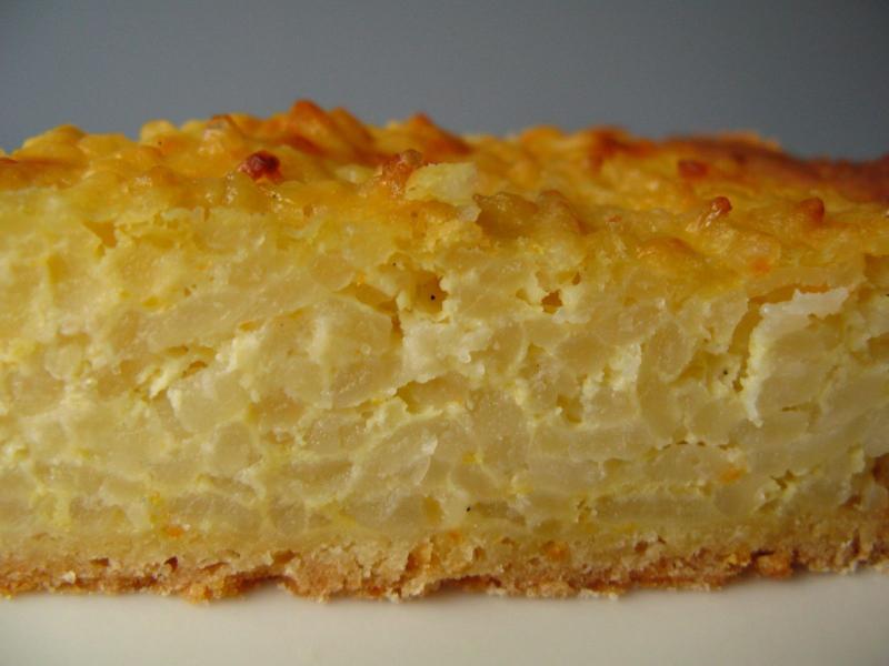 Gâteau de riz, appertisé.