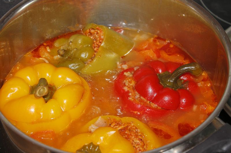 Icône de légumes farcis (sauf tomates)
