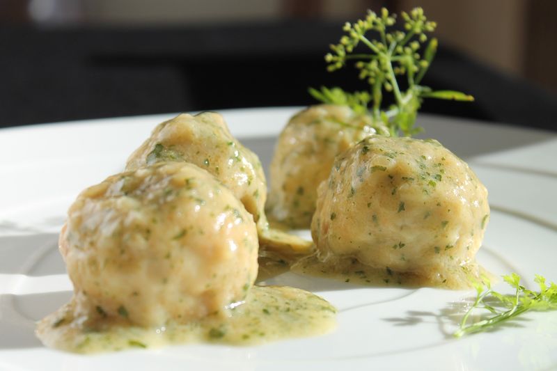 Photo de plat de morue, salée, pochée