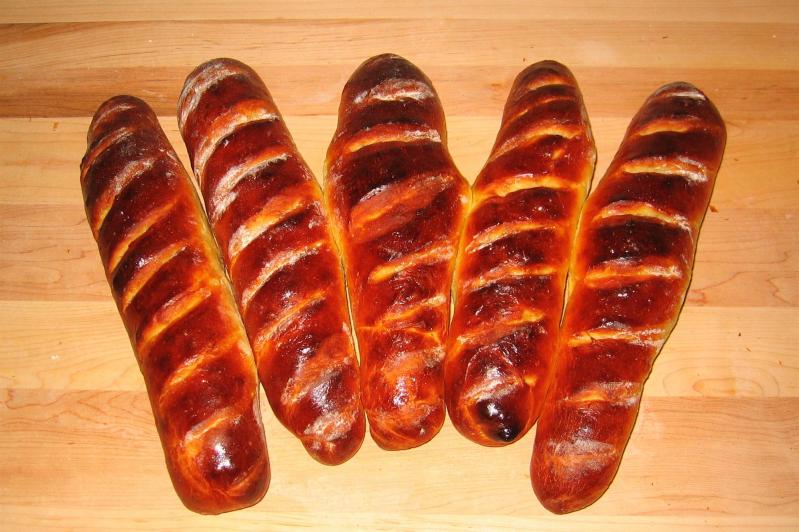 Photo de pain brioché ou viennois.