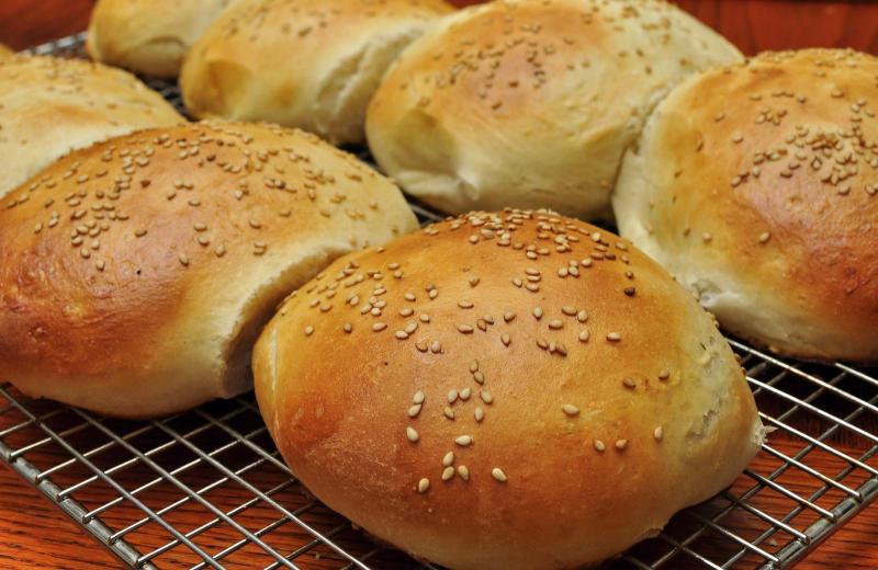 Photo de pain pour hamburger ou hot dog (bun).