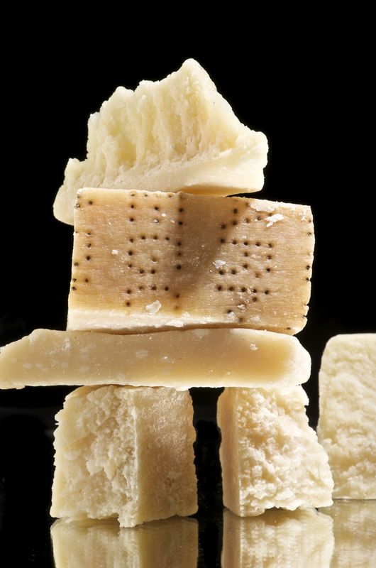 Photo de morceaux de parmesan