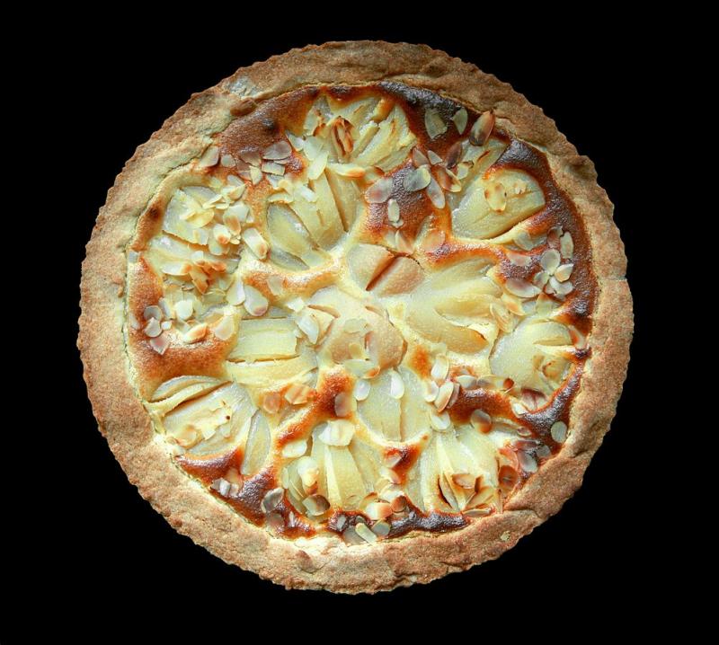 Pâte sablée, cuite.