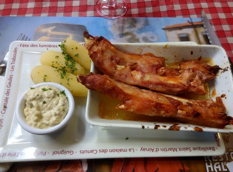 Pied de porc demi-sel.