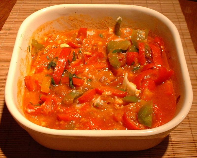 Piperade basquaise.