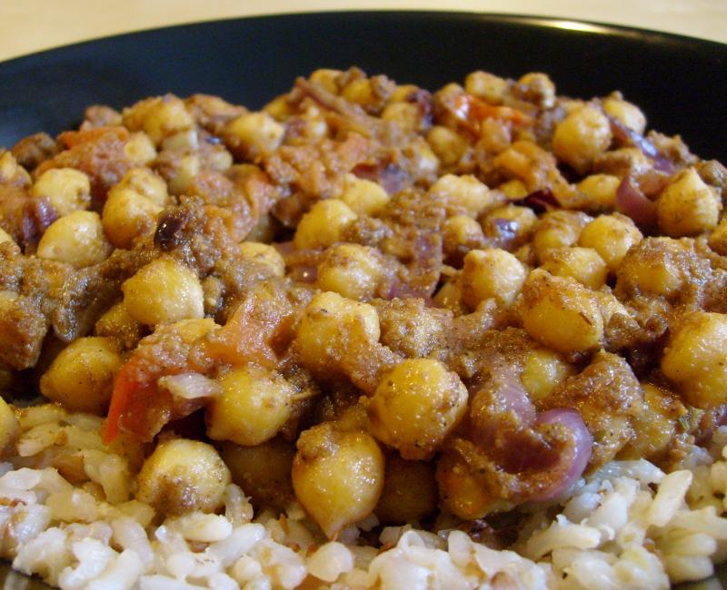 Pois chiche, appertisé, égoutté.