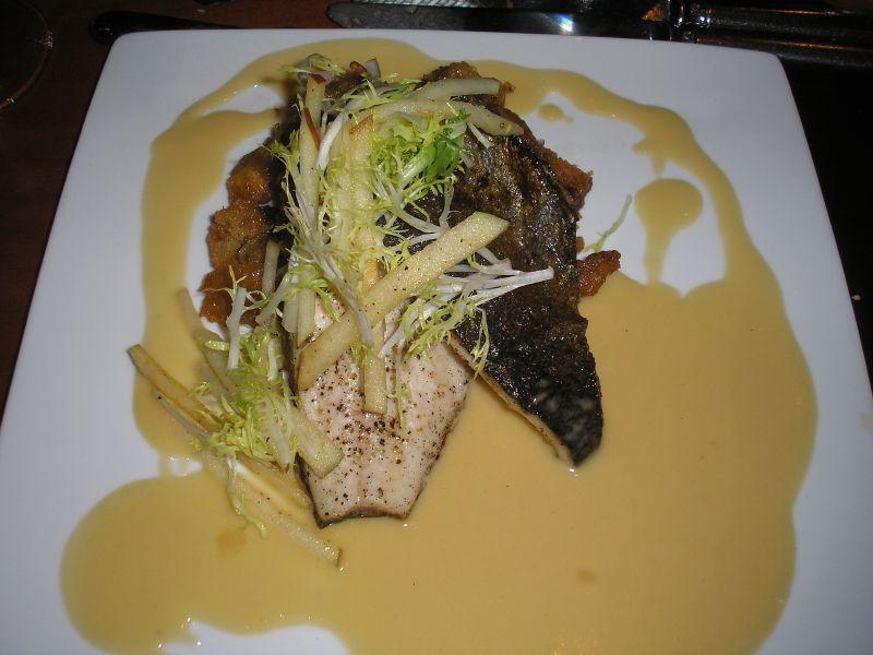 Poisson blanc à la bordelaise.
