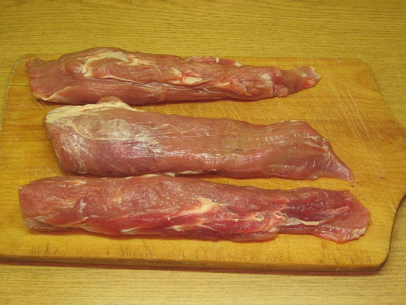 Icône de filet mignon de porc cru