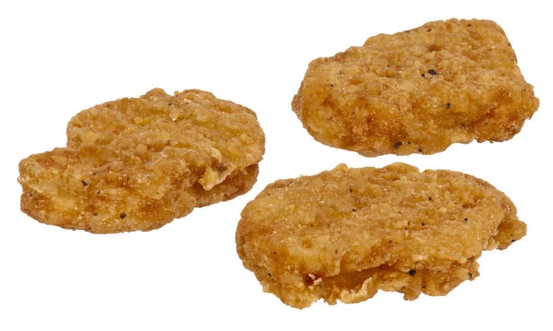 Poulet, croquette panée ou nuggets.
