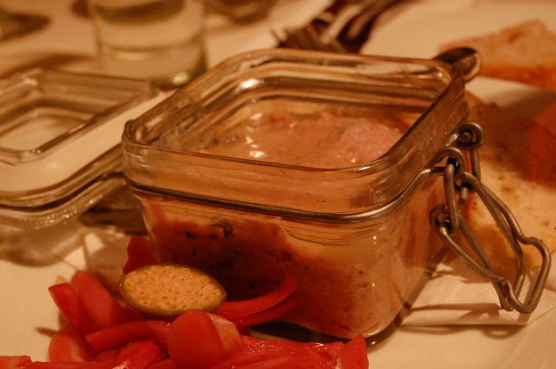   Rillettes pur oie.