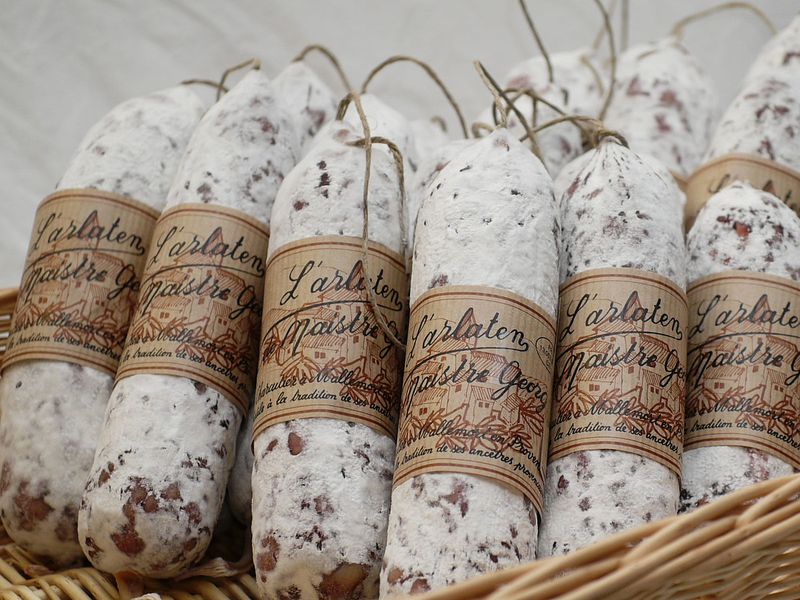 Photo de saucisson sec