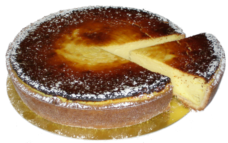 Photo d'une tarte au fromage blanc