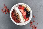  image de l'aliment Céréales pour petit déjeuner riches en fibres, avec ou sans fruits, enrichies en vitamines et minéraux
