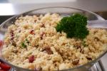  image de l'aliment Couscous (semoule de blé dur roulée précuite à la vapeur), cuite, non salée