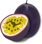  image de l'aliment Fruit de la passion ou maracudja, pulpe et pépins, cru