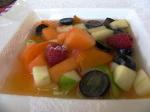  image de l'aliment Macédoine ou cocktail ou salade de fruits, au sirop léger, appertisé, non égoutté