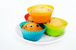  image de l'aliment Muffin, aux myrtilles ou au chocolat