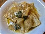  image de l'aliment Pâtes fraîches farcies (ex : raviolis), cuites (aliment moyen)