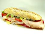  image de l'aliment Sandwich baguette, crudités diverses, mayonnaise