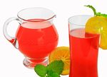  image de l'aliment Boisson préparée à partir de sirop à diluer type menthe, fraise, etc, sucré, dilué dans l'eau