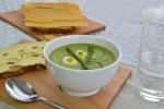  image de l'aliment Soupe aux poireaux et pommes de terre, préemballée à réchauffer