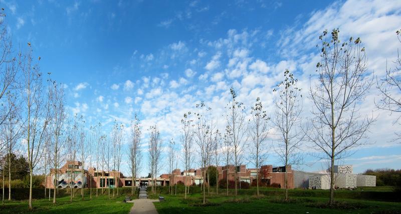 Vue panoramique du LAM à Villeneuve d'Ascq.