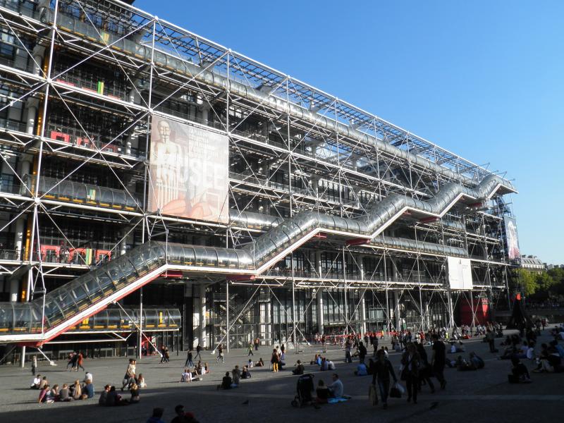 Le Centre Pompidou, Paris, France.
