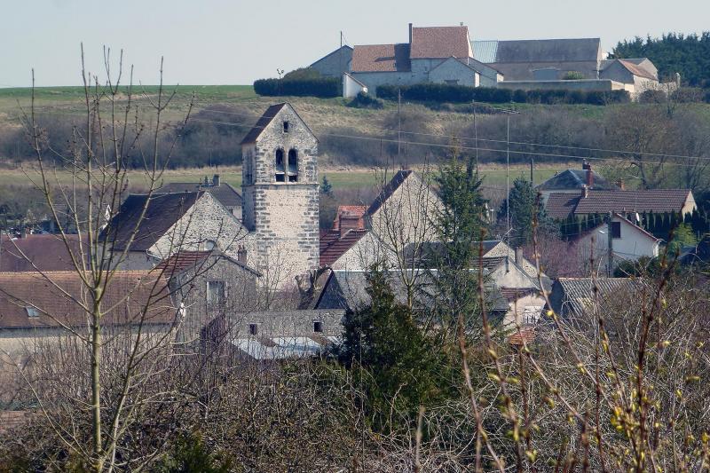 Vue sur le petit village.