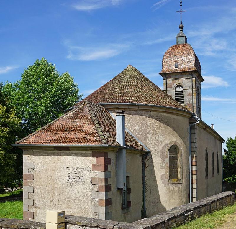 L'église d'Abelcourt.