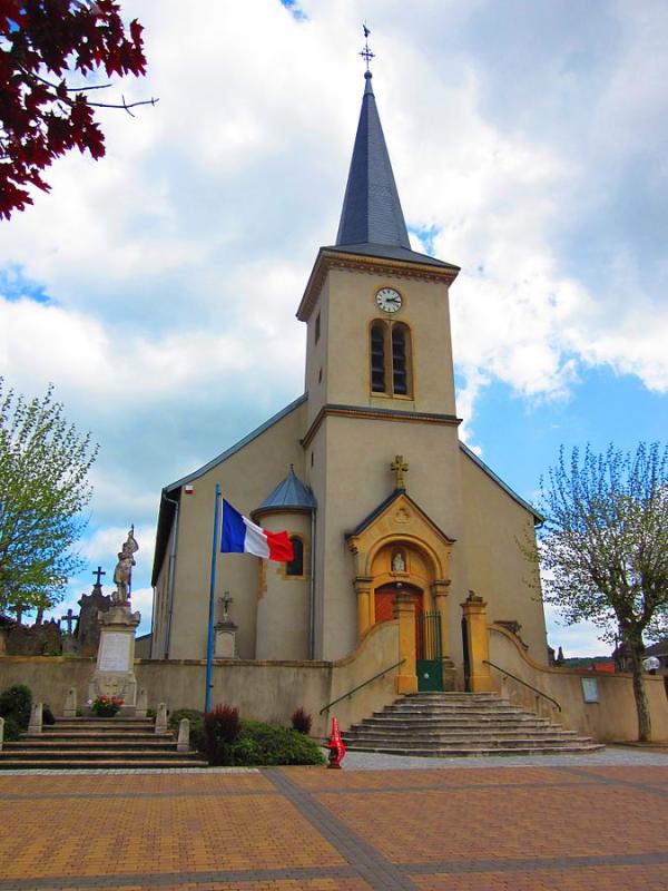 L'église d'Aboncourt.
