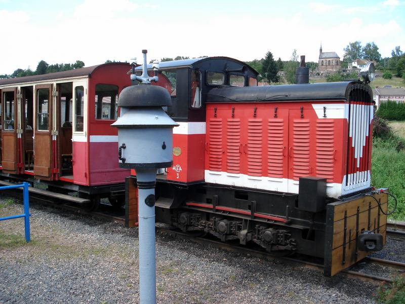 Le train touristique d'Abreschviller.