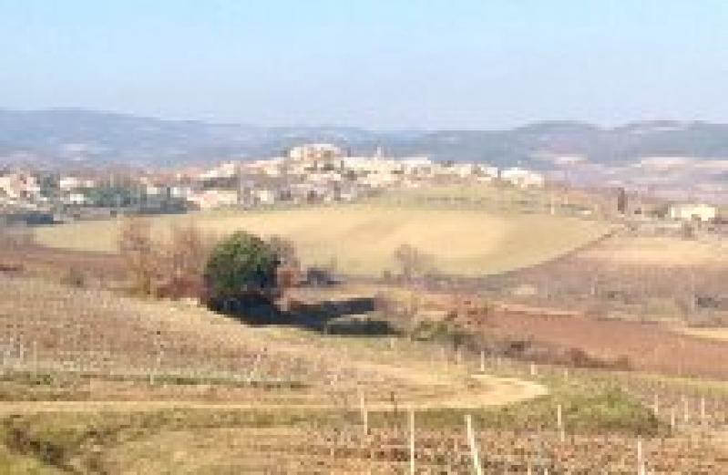 Village d'Ajac et ses alentours, dans le département de l'Aude.
