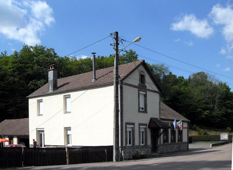 Mairie d'Amont-et-Effreney, dans le département de la Haute-Saône. 