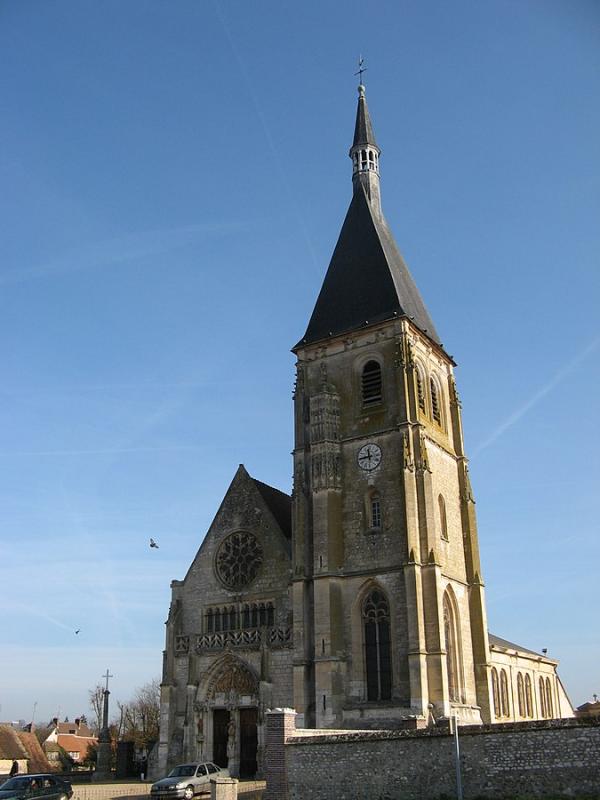 Église Saint-Cyr-et-Sainte-Julitte, à Anet, dans le département de l'Eure-et-Loir.