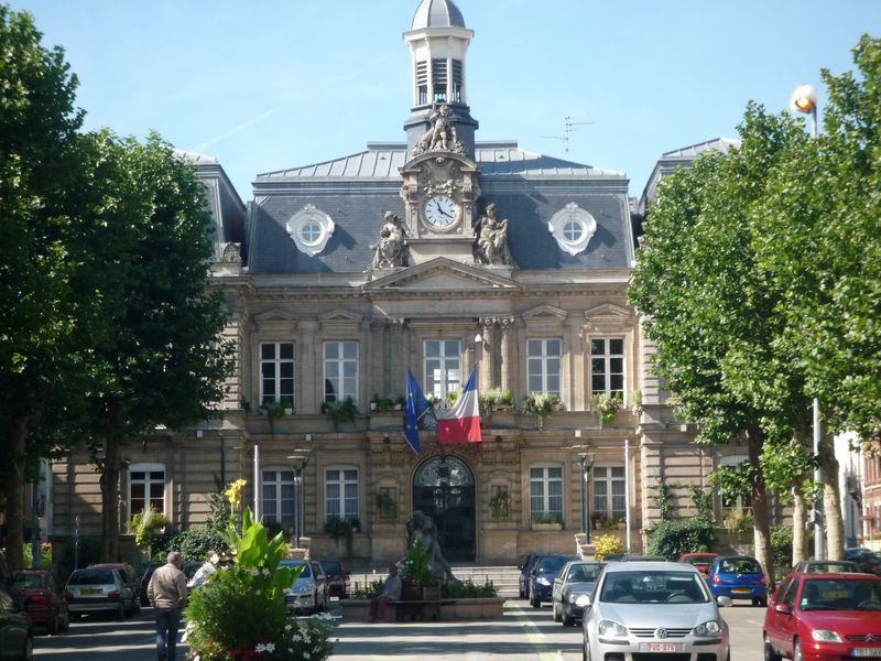La Mairie d'Anzin dans le Nord-Pas-de-Calais en France.