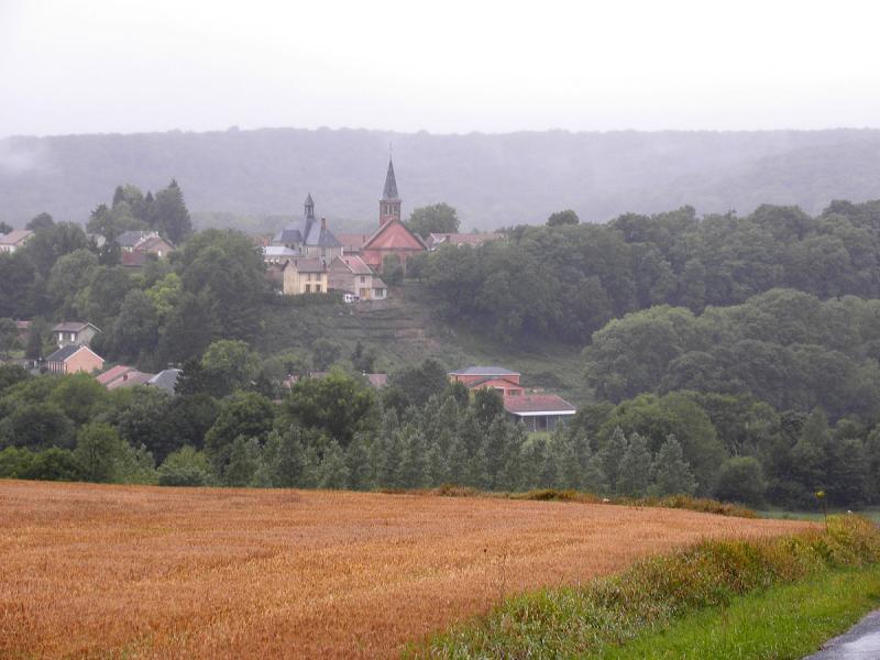 Vue d'Appremont, dans le département des Ardennes.