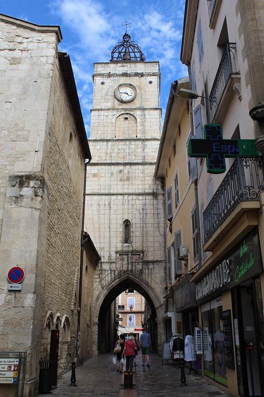 Tour de l'Horloge d'Apt, dans le dpartemenent du Vaucluse. .