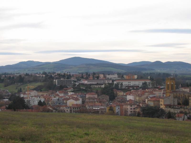 Vue générale de la ville.