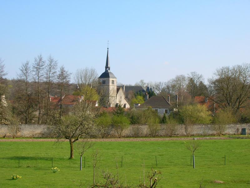  Arc-en-Barrois vu des Eleux, dans le département de la Haute-Marne.